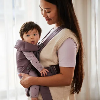 BabyBjörn Mini 3D 3.2-11 kg Kapasiteli Oturaklı Her Yöne Kanguru Mor