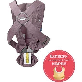 BabyBjörn Mini 3D 3.2-11 kg Kapasiteli Oturaklı Her Yöne Kanguru Mor