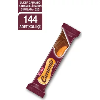 Ülker Caramio Karamelli Çikolata 32 gr 144 Adet