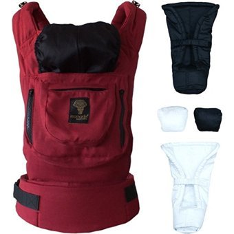 Mamadusbaby Elit 0-20 kg Kapasiteli Her Yöne Yenidoğan Kanguru Bordo