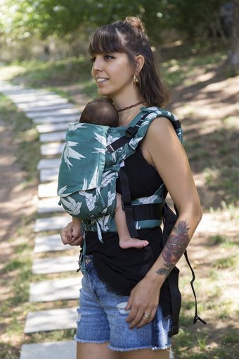 Huggyberry Dock Jade 3-20 kg Kapasiteli Yenidoğan Kanguru Petrol Yeşili