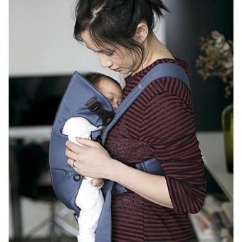 BabyBjörn Mini 3D 3.2-11 kg Kapasiteli Oturaklı Her Yöne Kanguru Mavi