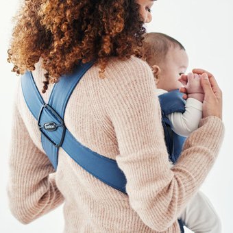 BabyBjörn Mini 3D 3.2-11 kg Kapasiteli Oturaklı Her Yöne Kanguru Mavi