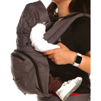 Jusso Ergo Mom 4-15 kg Kapasiteli Yenidoğan Kanguru Füme