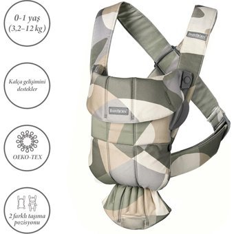 BabyBjörn Mini 3D 3.2-11 kg Kapasiteli Oturaklı Her Yöne Kanguru Çok Renkli