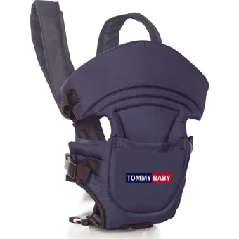 Tommy Baby Comfy Anatomik 0-18 kg Kapasiteli Oturaklı Her Yöne Yenidoğan Kanguru Lacivert