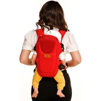 Baby Plus Flory 4-12 kg Kapasiteli Oturaklı Her Yöne Kanguru Kırmızı