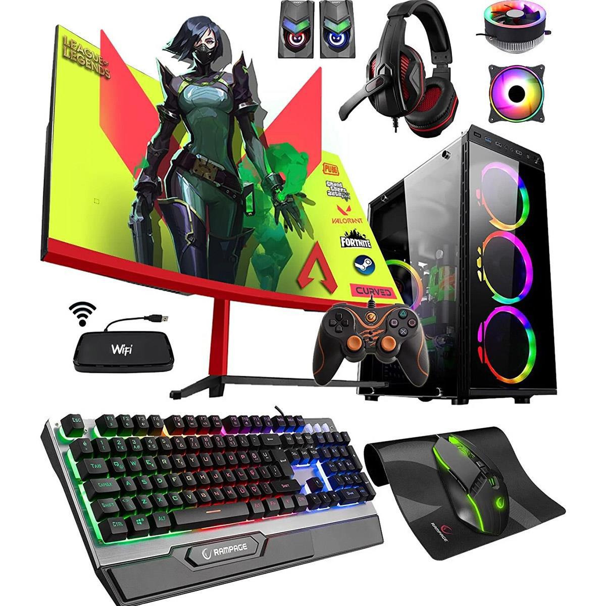 Zeiron GX60 Harici Radeon RX 550 Intel Core i5 3470 16 GB Ram DDR3 1 TB HDD + 120 GB SSD Tower FreeDos Masaüstü Bilgisayar