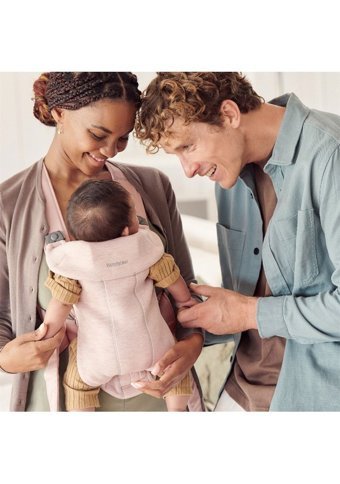 BabyBjörn Mini 3D Cotton 3.2-11 kg Kapasiteli Oturaklı Her Yöne Kanguru Pembe