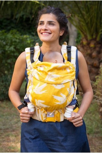 Huggyberry Dock Lux 3-20 kg Kapasiteli Yenidoğan Kanguru Sarı