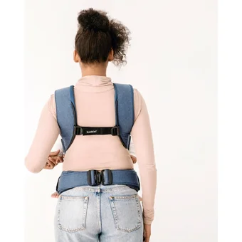 BabyBjörn One 3.5-15 kg Kapasiteli Oturaklı Her Yöne Kanguru Mavi