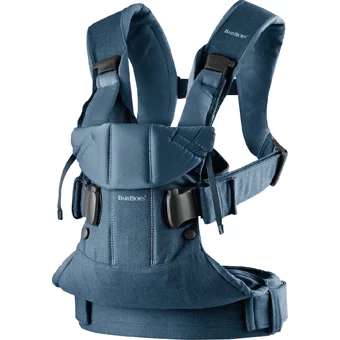 BabyBjörn One 3.5-15 kg Kapasiteli Oturaklı Her Yöne Kanguru Mavi