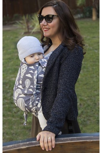 Huggyberry Huggadocia Mist 3-20 kg Kapasiteli Yenidoğan Kanguru Mavi