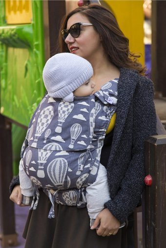 Huggyberry Huggadocia Mist 3-20 kg Kapasiteli Yenidoğan Kanguru Mavi