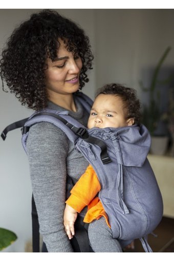 Huggyberry Toddler 3-20 kg Kapasiteli Yenidoğan Kanguru Antrasit