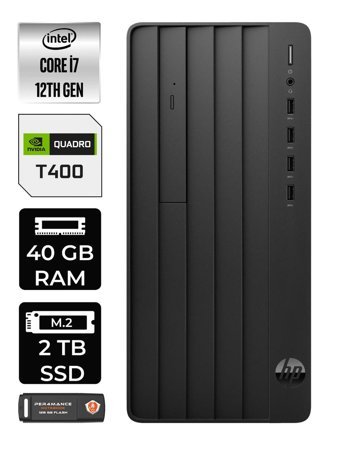 HP Pro Tower 290 G9 6D3A3EA Harici Quadro T400 Intel Core i7 12700 40 GB Ram 2 TB SSD Tower Windows 11 Pro Masaüstü Bilgisayar + PER4 BELLEK