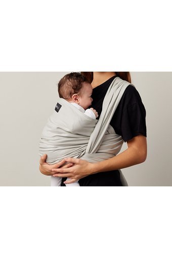 Pure Carrier Ring Sling 16 kg Kapasiteli Her Yöne Yenidoğan Kanguru Gri