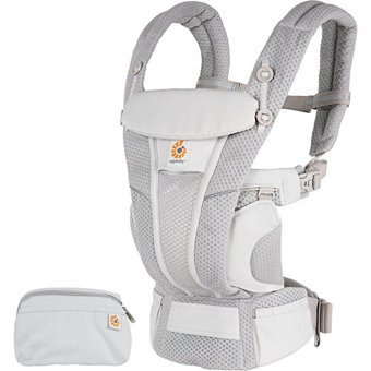 Ergobaby Omni Breeze 360 3.2-20 kg Kapasiteli Oturaklı Her Yöne Yenidoğan Kanguru Gri