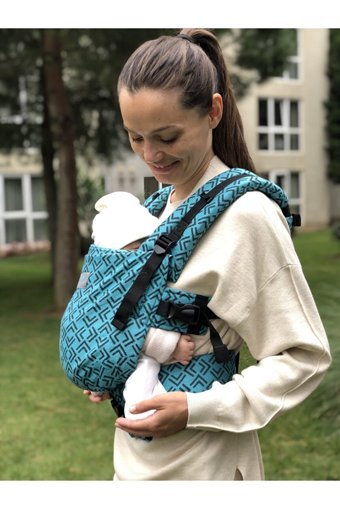 Lufasling Civra 3.5-15 kg Kapasiteli Her Yöne Yenidoğan Kanguru Turkuaz
