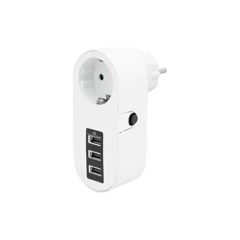 Powermaster Pm-4913 Tekli Soket kablosuz Tekli Akım Korumalı Priz