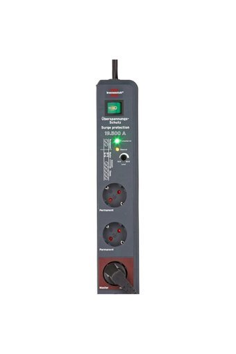 Ermer 1159490936 8'li Soket 3 metre Kablolu Çiftli Akım Korumalı Priz