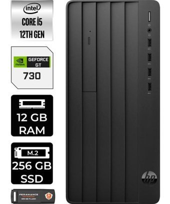 HP Pro Tower 290 G9 6D3A5EAP406 Harici GeForce GT 730 4 GB Intel Core i5 12500 12 GB Ram 256 GB SSD Tower Windows 11 Pro Masaüstü Bilgisayar + PER4 BELLEK
