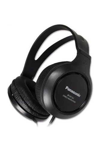 PANASONIC RP-HT161E 3.5 mm Gürültü Önleyici Mikrofonlu Kablolu Kulak Üstü Kulaklık Siyah