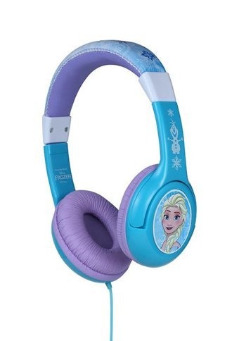 Disney Frozen Karlar Ülkesi Anna Elsa 3.5 mm Kablolu Kulak Üstü Kulaklık Çok Renkli
