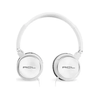 ACL ABK-02 3.5 mm Mikrofonlu Kablolu Kulak Üstü Kulaklık Beyaz