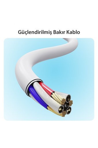 M80 Tyc00361929061 4'lü Soket 2 metre 2'li USB Kablolu Çiftli Akım Korumalı Priz