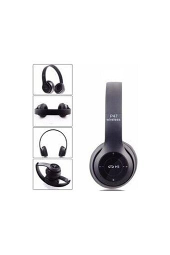 Subzero SW44 Micro USB Mikrofonlu Kablosuz Kulak Üstü Kulaklık Siyah