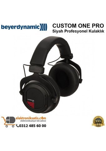 Beyerdynamic CUSTOM ONE PRO 3.5 mm Gürültü Önleyici Mikrofonlu Kablolu Kulak Üstü Kulaklık Siyah