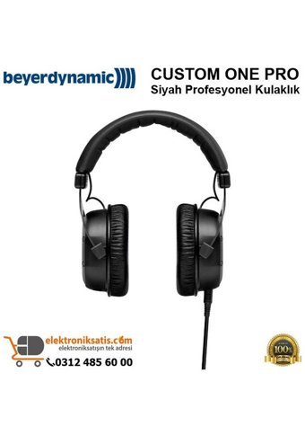 Beyerdynamic CUSTOM ONE PRO 3.5 mm Gürültü Önleyici Mikrofonlu Kablolu Kulak Üstü Kulaklık Siyah