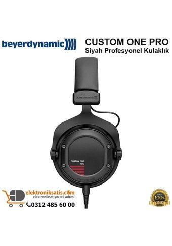 Beyerdynamic CUSTOM ONE PRO 3.5 mm Gürültü Önleyici Mikrofonlu Kablolu Kulak Üstü Kulaklık Siyah