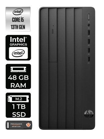 HP Pro Tower 290 G9 8T2W9ES Dahili Intel UHD Graphics Intel Core i5 13500 48 GB Ram 1 TB SSD Tower Windows 11 Home Masaüstü Bilgisayar + PER4 BELLEK