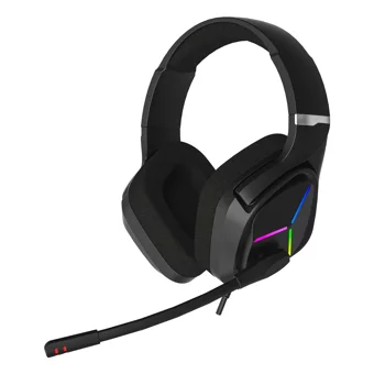 Lenovo Lecoo HT406 3.5 mm Gürültü Önleyici Mikrofonlu Kablolu Oyuncu Kulak Üstü Kulaklık Siyah