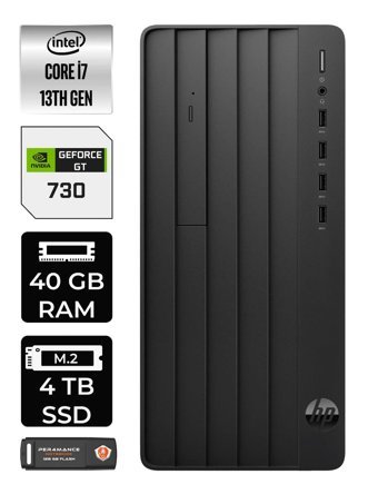 HP Pro Tower 290 G9 8T2X2ES Harici GeForce GT 730 4 GB Intel Core i7 13700 40 GB Ram 4 TB SSD Tower Windows 11 Pro Masaüstü Bilgisayar + PER4 BELLEK