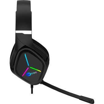 Lenovo Lecoo HT406 3.5 mm Gürültü Önleyici Mikrofonlu Kablolu Oyuncu Kulak Üstü Kulaklık Siyah