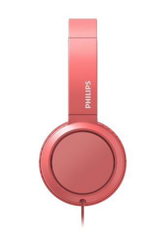 Philips TAH4105RD 3.5 mm Gürültü Önleyici Mikrofonlu Kablolu Kulak Üstü Kulaklık Kırmızı