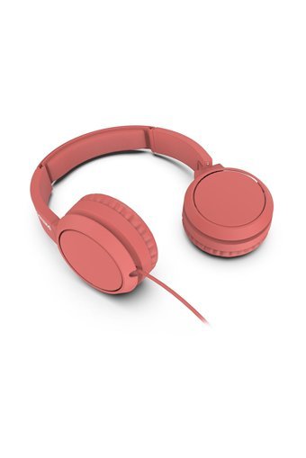 Philips TAH4105RD 3.5 mm Gürültü Önleyici Mikrofonlu Kablolu Kulak Üstü Kulaklık Kırmızı