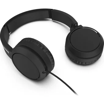 Philips TAH4105 3.5 mm Gürültü Önleyici Mikrofonlu Kablolu Kulak Üstü Kulaklık Siyah