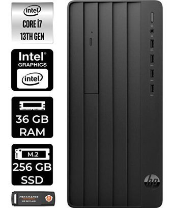 HP Pro Tower 290 G9 8T2X1ESP431 Dahili Intel UHD Graphics Intel Core i7 13700 36 GB Ram 256 GB SSD Tower Windows 11 Pro Masaüstü Bilgisayar + PER4 BELLEK