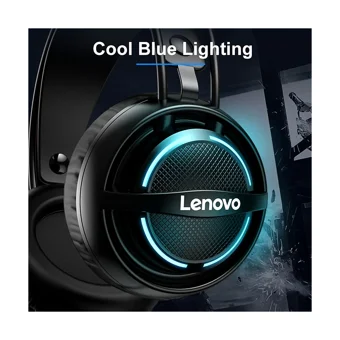 Lenovo Lecoo G30 3.5 mm Gürültü Önleyici Mikrofonlu Kablolu Kulak Üstü Kulaklık Siyah