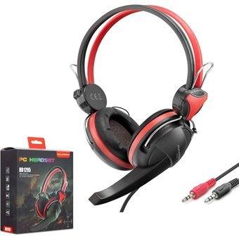 Hadron HD-1295 3.5 mm Gürültü Önleyici Mikrofonlu Kablolu Kulak Üstü Kulaklık Siyah
