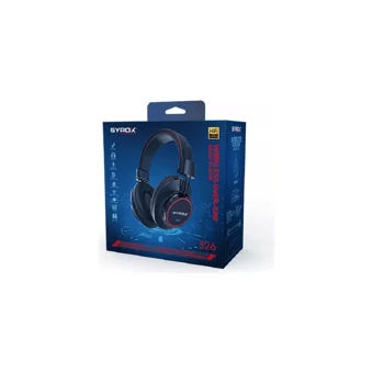 Syrox S26 Bluetooth Kablosuz Kulak Üstü Kulaklık Siyah