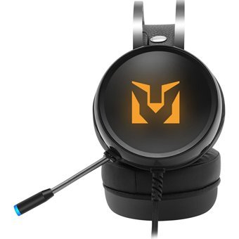 Polosmart PGM10 3.5 mm Gürültü Önleyici Mikrofonlu Kablolu Oyuncu Kulak Üstü Kulaklık Mor-Siyah