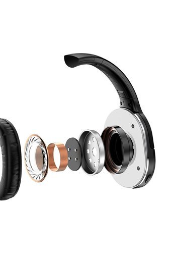 Baseus D02 Bluetooth Gürültü Önleyici Mikrofonlu Kablosuz Kulak Üstü Kulaklık Siyah