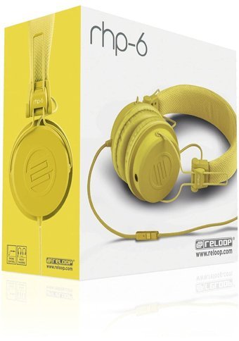 Reloop RHP-6 3.5 mm Kablolu DJ Kulak Üstü Kulaklık Sarı