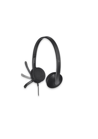 Logitech H340 USB Type A Mikrofonlu Kablolu Kulak Üstü Kulaklık Siyah