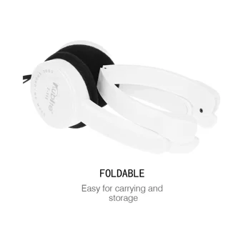 Kubite T-111 3.5 mm Gürültü Önleyici Mikrofonlu Kablolu Kulak Üstü Kulaklık Pembe